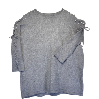 Camisola Cinza c/ Pérolas | Kilograma