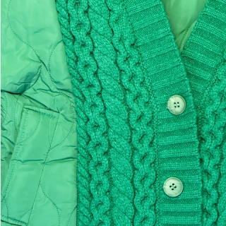 Casaco Verde Lã | Kilograma