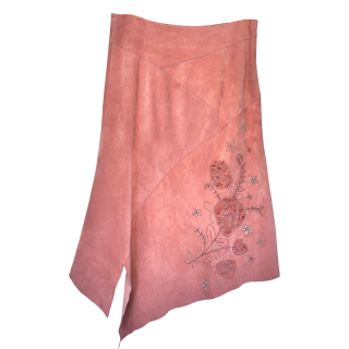 Saia camurça rosa | Kilograma