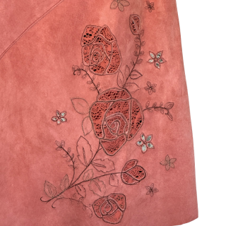 Saia camurça rosa | Kilograma