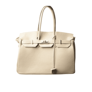 Bolsa bege estilo Birkin | Kilograma
