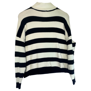 Camisola às riscas brancas e pretas | Kilograma