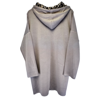 Vestido hoodie bege | Kilograma