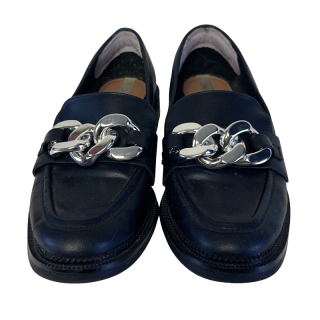 Moccasin preto com aplique | Kilograma