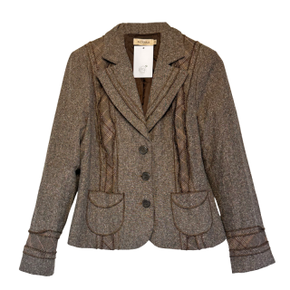 Blazer castanho | Kilograma