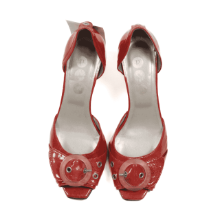 Saltos vermelhos com ilhós | Kilograma