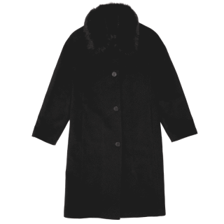 Casaco comprido com gola de pêlo | Kilograma