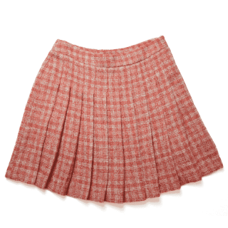 Saia laranja plissada | Kilograma